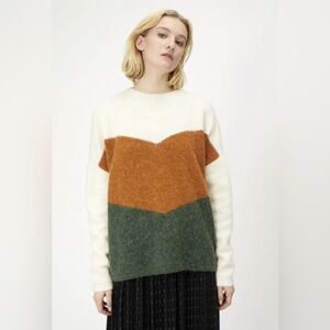 JUST female Merle Knit - Mountain View wool alpaca blend pullover sweater